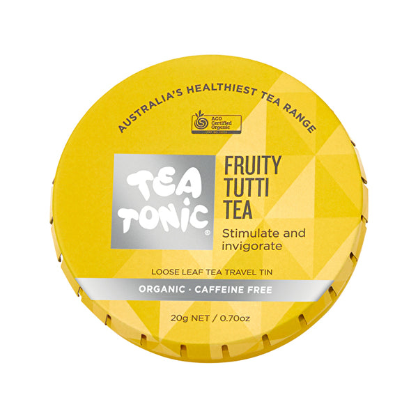Tea Tonic Organic Fruity-Tutti Tea Travel Tin 20g
