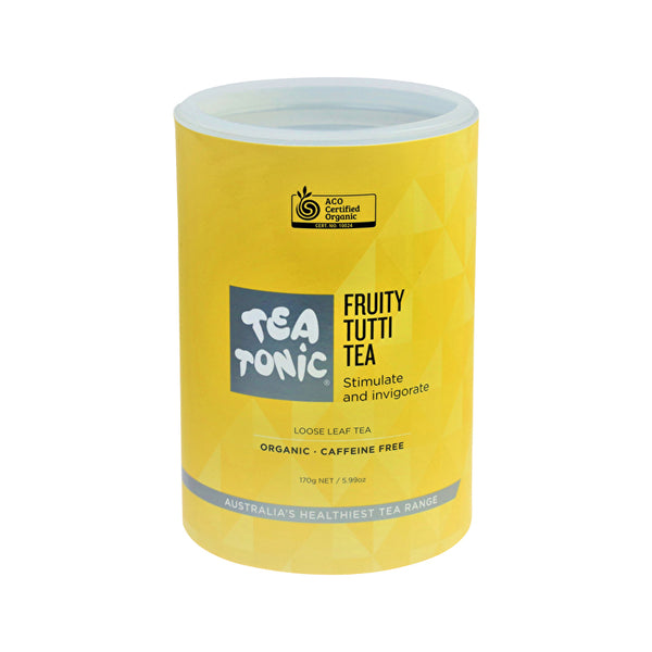 Tea Tonic Organic Fruity-Tutti Tea Tube 170g