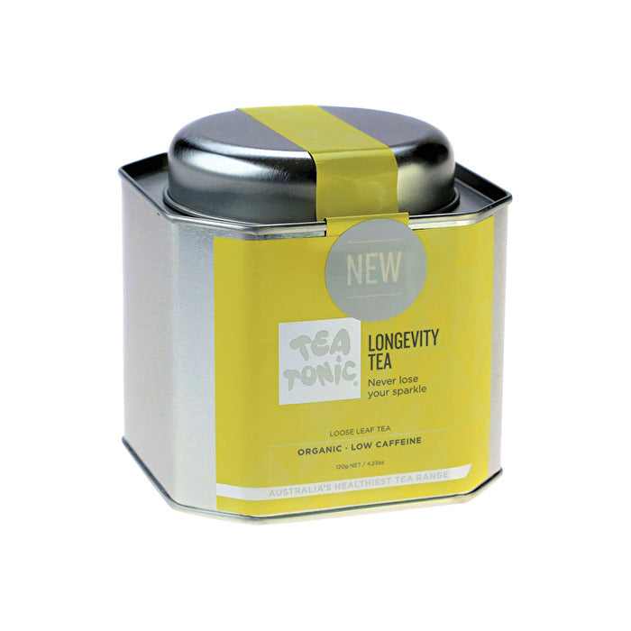 Tea Tonic Organic Longevity Tea Tin 120g