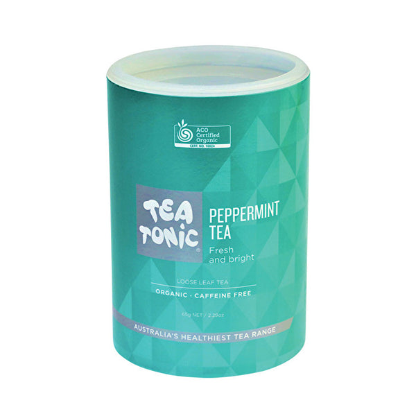 Tea Tonic Organic Peppermint Tea Tube 70g