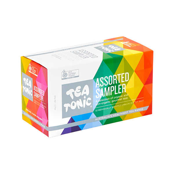 Tea Tonic Sampler Pack x 32 Tea Bags