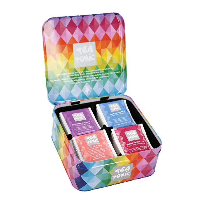 Tea Tonic Gourmet Tea Chest Tin Mini x 32 Tea Bags