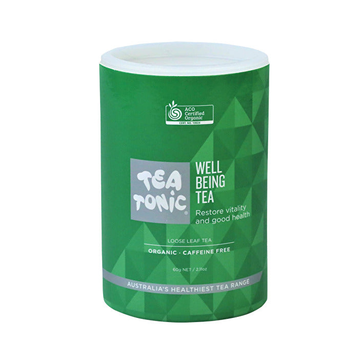 Tea Tonic Organic Well-Being Tea Tube 60g