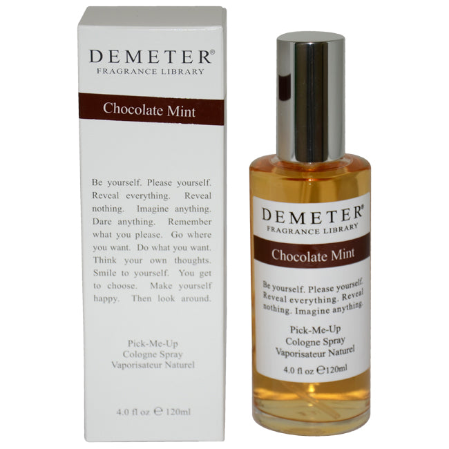 Demeter Chocolate Mint by Demeter for Unisex - 4 oz Cologne Spray