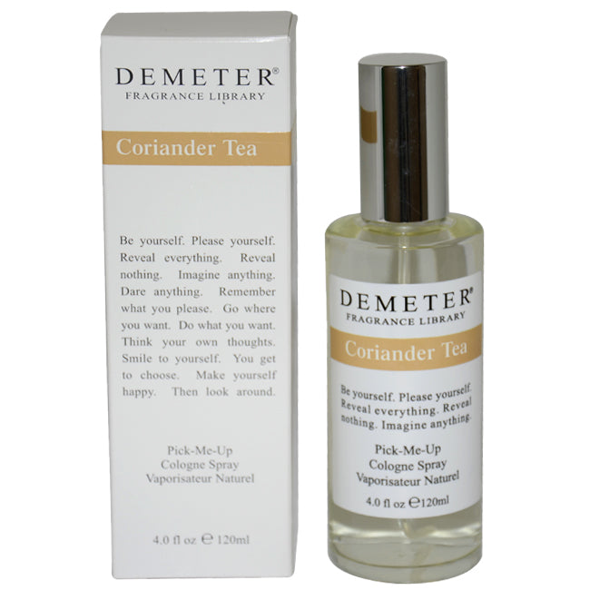 Demeter Coriander Tea by Demeter for Unisex - 4 oz Cologne Spray