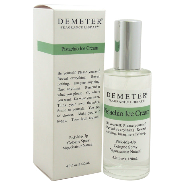 Demeter Pistachio Ice Cream by Demeter for Unisex - 4 oz Cologne Spray