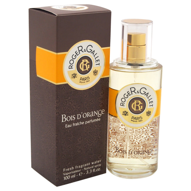 Roger & Gallet Bois d Orange Fresh Fragrant Water Spray by Roger & Gallet for Unisex - 3.3 oz Spray