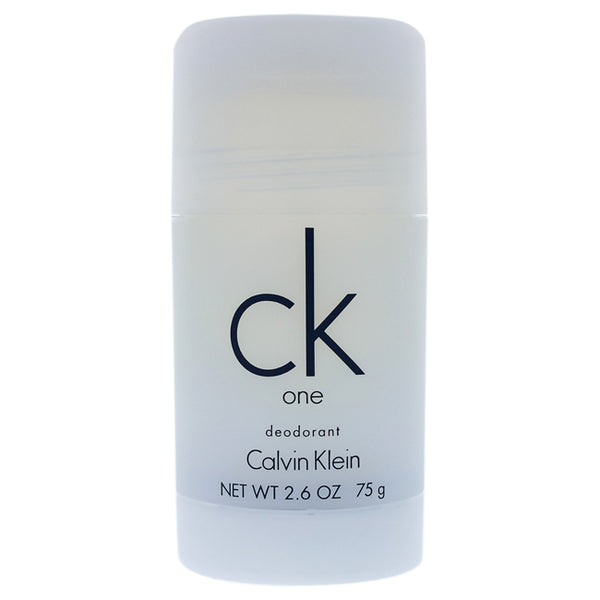 Calvin Klein CK One by Calvin Klein for Unisex - 2.6 oz Deodorant Stick