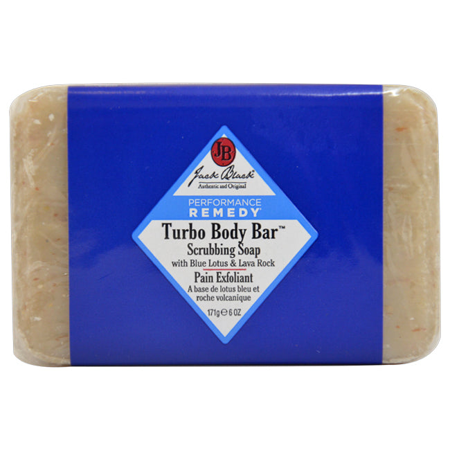 Jack Black Turbo Body Bar Scrubbing Soap by Jack Black for Men - 6 oz Soap