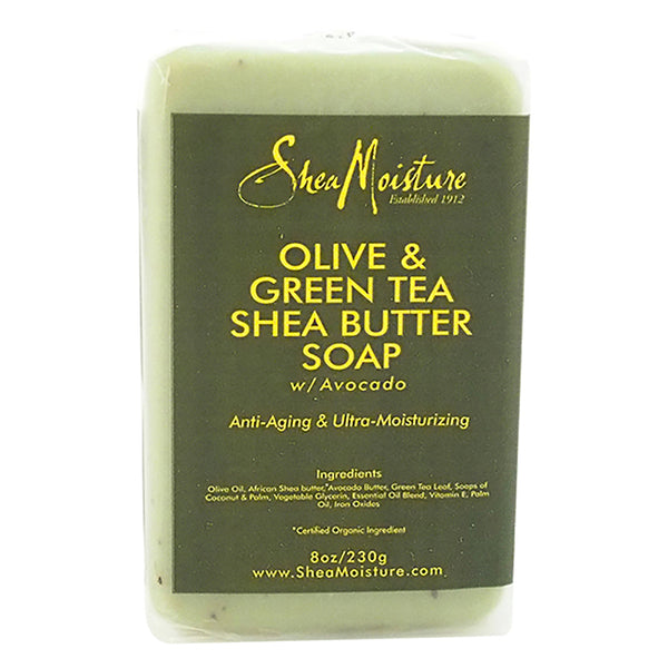 Shea Moisture Shea Moisture Olive & Green Tea Shea Butter Soap-Anti Aging & Ultra Moisturizing by Shea Moisture for Unisex - 8 oz Soap