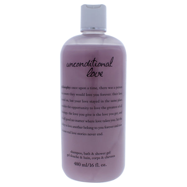 Philosophy Unconditional Love Shampoo, Bath & Shower Gel by Philosophy for Unisex - 16 oz Shower Gel