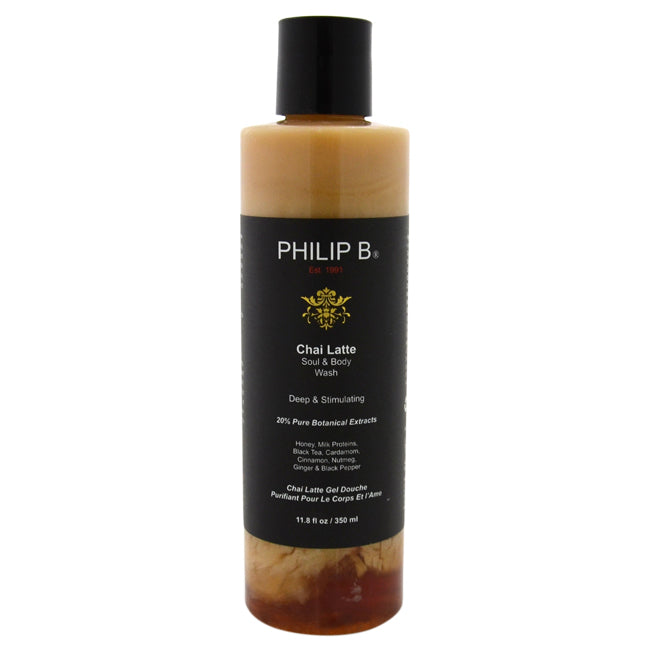 Philip B Chai Latte Soul & Body Wash by Philip B for Unisex - 11.8 oz Body Wash