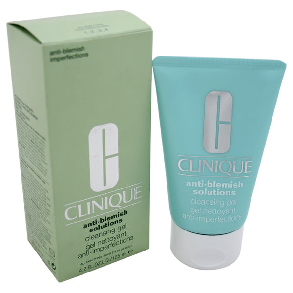 Clinique Anti-Blemish Solutions Cleansing Gel - All Skin Types by Clinique for Unisex - 4.2 oz Gel