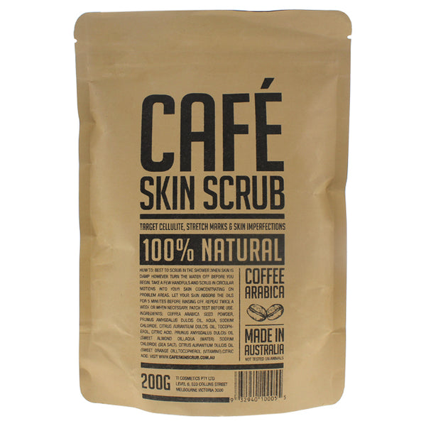Coffee Scrub Cafe Skin Scrub Natural by Coffee Scrub for Unisex - 200 g Scrub