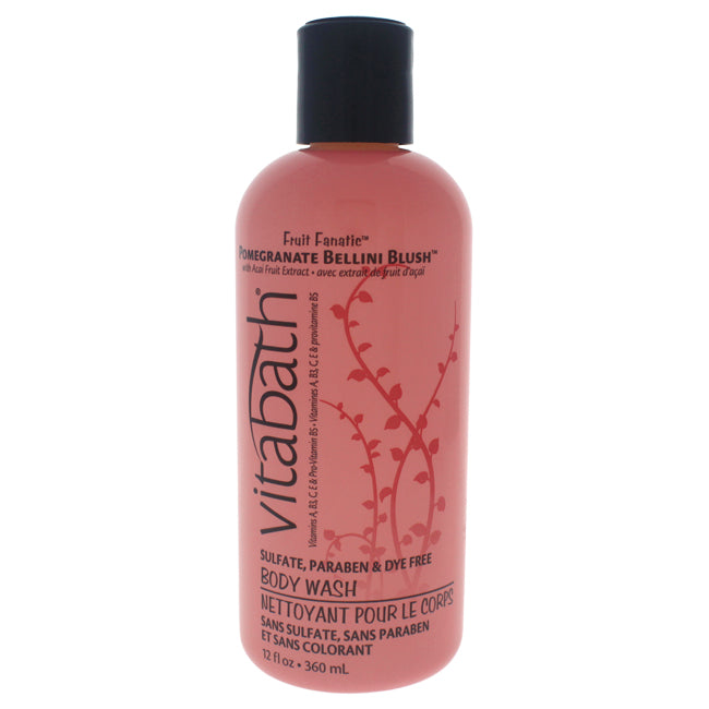 Vitabath Pomegranate Bellini Blush Body Wash by Vitabath for Unisex - 12 oz Body Wash