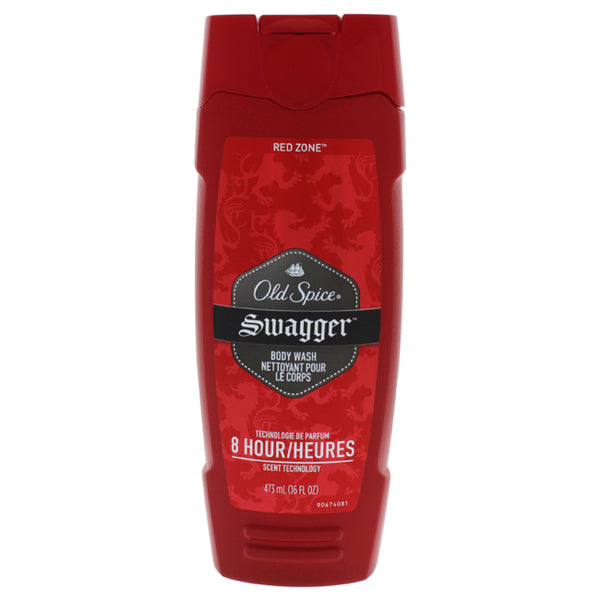 Old Spice Swagger Red Zone Body Wash by Old Spice for Unisex - 16 oz Body Wash