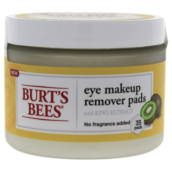 Burts Bees Eye Makeup Remover Pads - Kiwi Extract by Burts Bees for Unisex - 35 Pc Pads