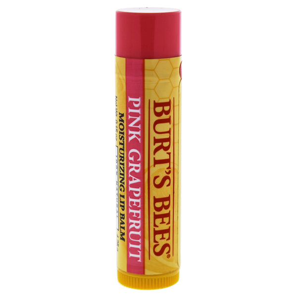 Burts Bees Pink Grapefruit Moisturizing Lip Balm by Burts Bees for Unisex - 0.15 oz Lip Balm