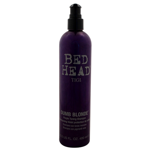 TIGI Bed Head Dumb Blonde Purple Toning Shampoo by TIGI for Unisex - 13.5 oz Shampoo