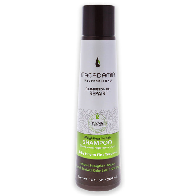 Macadamia Oil Weightless Repair Shampoo by Macadamia Oil for Unisex - 10 oz Shampoo