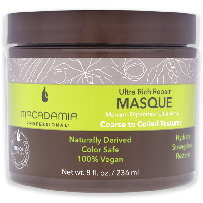 Macadamia Oil Ultra Rich Repair Masque by Macadamia Oil for Unisex - 8 oz Masque