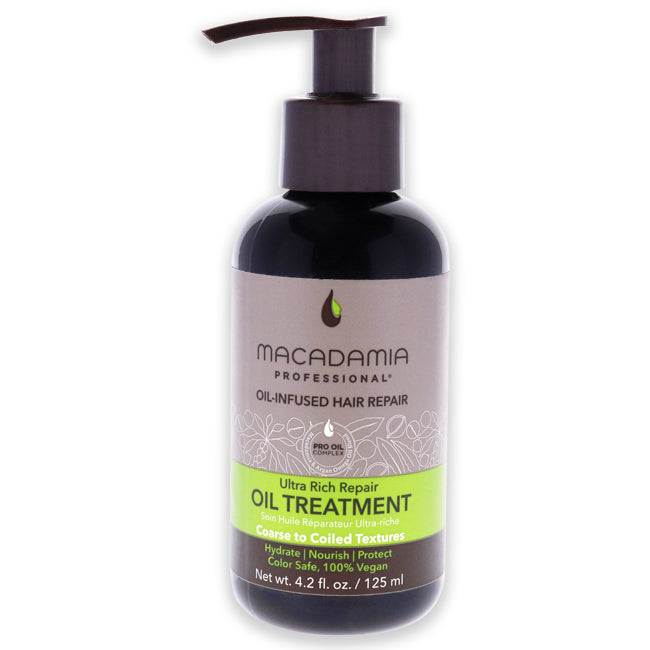 Macadamia Oil Ultra Rich Repair Oil Treatment by Macadamia Oil for Unisex - 4.2 oz Treatment