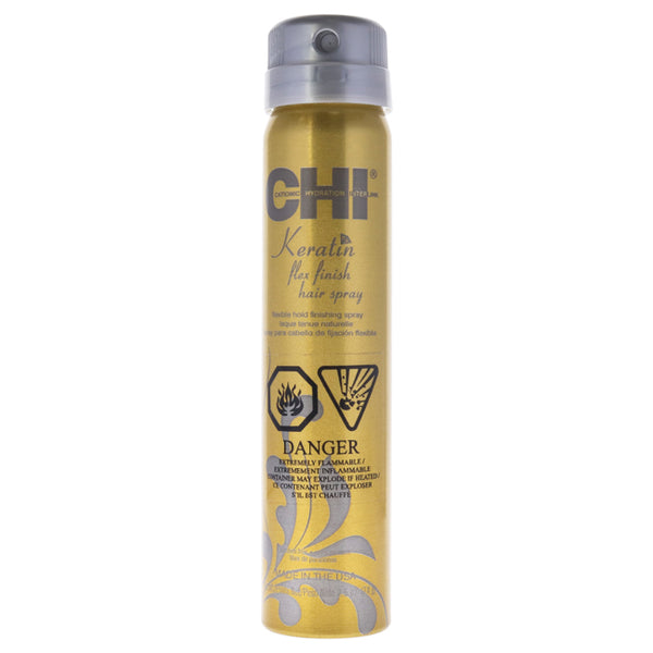 CHI Keratin Flex Finish Hairspray by CHI for Unisex - 2.6 oz Hair Spray