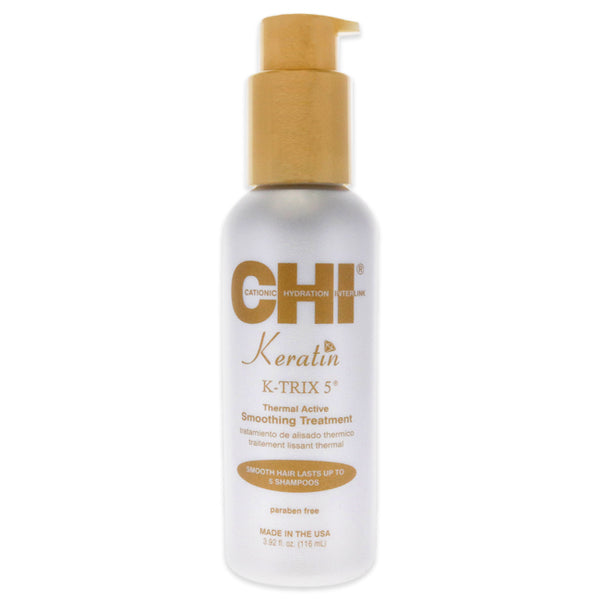 CHI Keratin K-Trix 5 Smoothing Treatment by CHI for Unisex - 3.92 oz Treatment