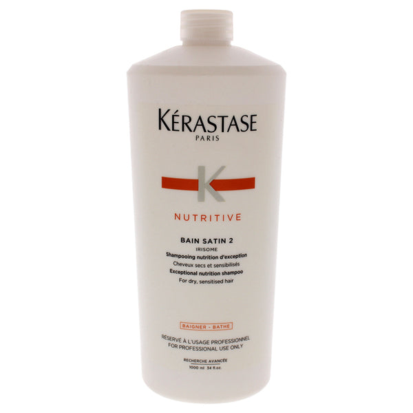 Kerastase Nutritive Bain Satin 2 Shampoo by Kerastase for Unisex - 34 oz Shampoo