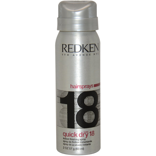 Redken Quick Dry 18 Instant Finishing Spray Maximum Control by Redken for Unisex - 2 oz Hairspray