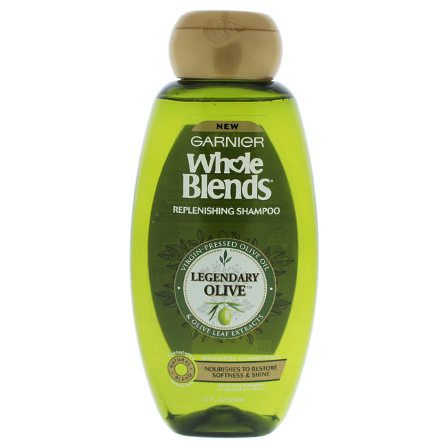 Garnier Whole Blends Legendary Olive Replenishing Shampoo by Garnier for Unisex - 22 oz Shampoo