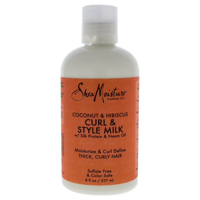 Shea Moisture Coconut Hibiscus Curl Style Milk by Shea Moisture for Unisex - 8 oz Cream