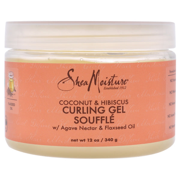 Shea Moisture Coconut Hibiscus Curling Gel Souffle by Shea Moisture for Unisex - 12 oz Gel