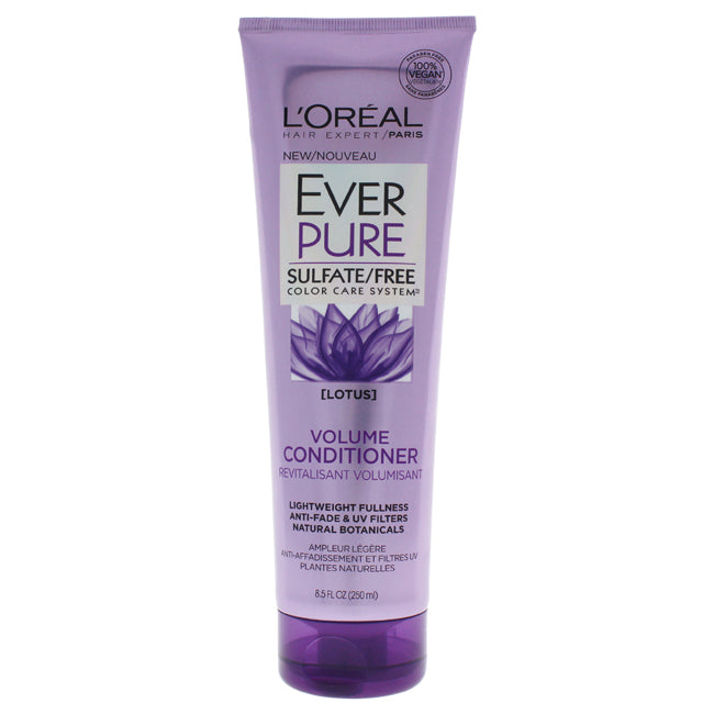 LOreal Paris EverPure Lotus Volume Conditioner by LOreal Paris for Unisex - 8.5 oz Conditioner