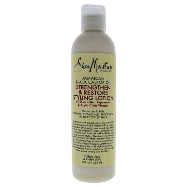 Shea Moisture Jamaican Black Castor Oil Strengthen & Restore Styling Lotion by Shea Moisture for Unisex - 8 oz Lotion