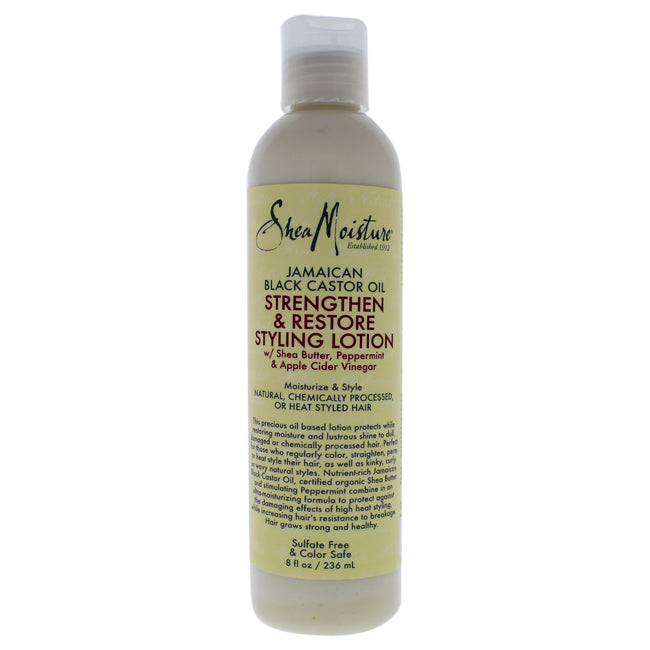 Shea Moisture Jamaican Black Castor Oil Strengthen & Restore Styling Lotion by Shea Moisture for Unisex - 8 oz Lotion