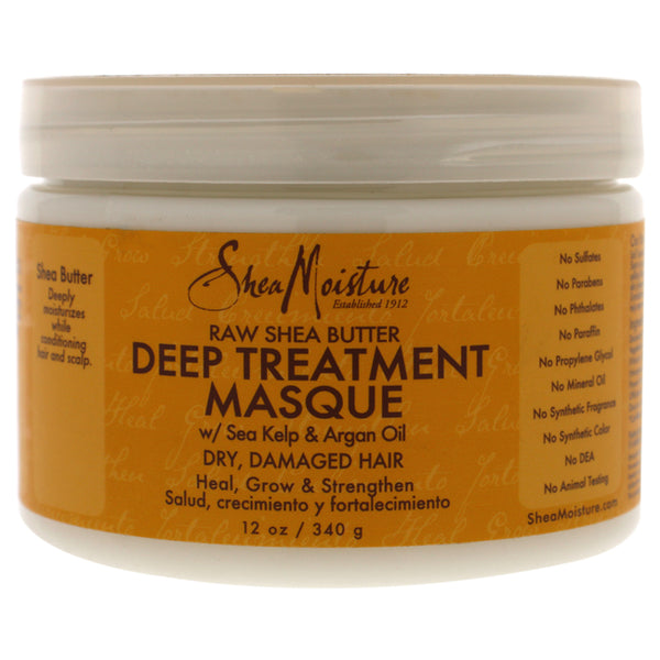 Shea Moisture Raw Shea Butter Deep Treatment Masque by Shea Moisture for Unisex - 12 oz Masque