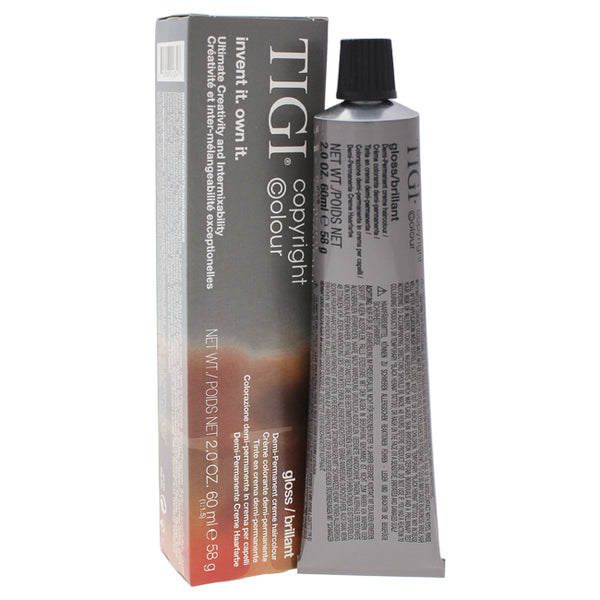 TIGI Colour Gloss Creme Hair Color - # 7/4 Copper Blonde by TIGI for Unisex - 2 oz Hair Color