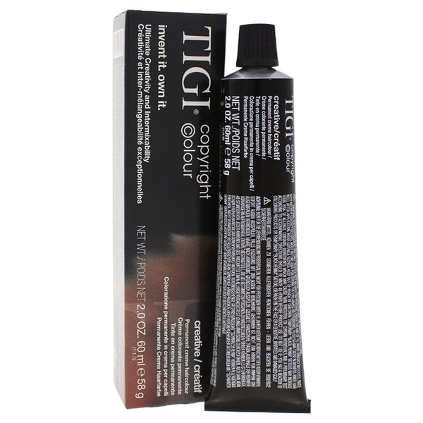 TIGI Colour Creative Creme Hair Color - # 5/4 Light Copper Brown by TIGI for Unisex - 2 oz Hair Color