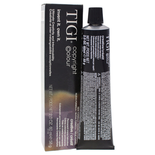 TIGI Colour Creative Creme Hair Color - # 7/23 Violet Golden Blonde by TIGI for Unisex - 2 oz Hair Color