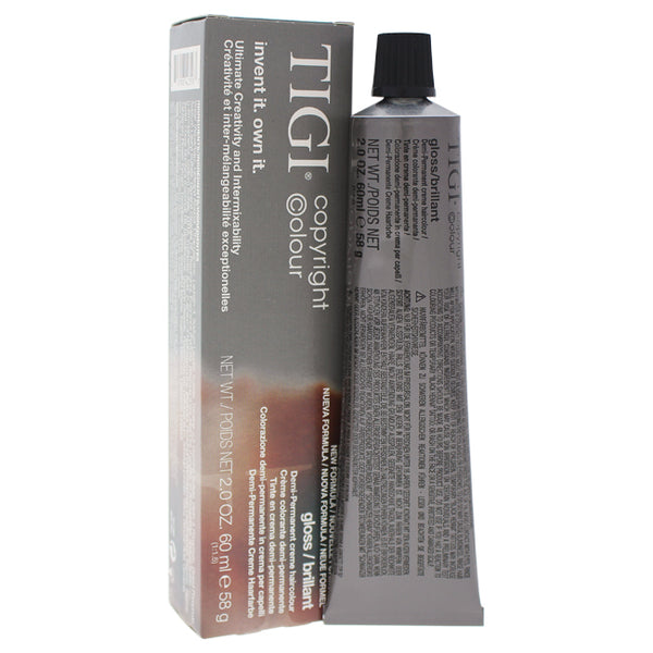 TIGI Colour Gloss Creme Hair Color - # 4/85 Ash Mahogany Brown by TIGI for Unisex - 2 oz Hair Color