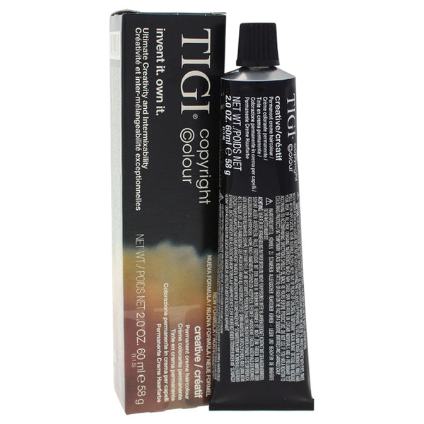 TIGI Colour Creative Creme Hair Color - # 7/35 Golden Mahogany Blonde by TIGI for Unisex - 2 oz Hair Color