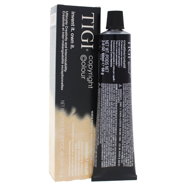 TIGI Colour Creative Creme Hair Color - # 9/4 Very Light Copper Blonde by TIGI for Unisex - 2 oz Hair Color