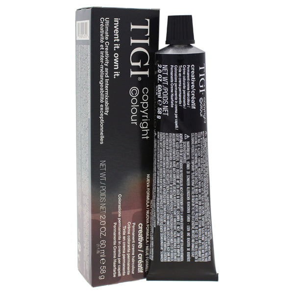 TIGI Colour Creative Creme Hair Color - # 5/35 Light Golden Mahogany Brown by TIGI for Unisex - 2 oz Hair Color