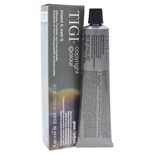 TIGI Colour Gloss Creme Hair Color - # 6/23 Dark Violet Golden Blonde by TIGI for Unisex - 2 oz Hair Color