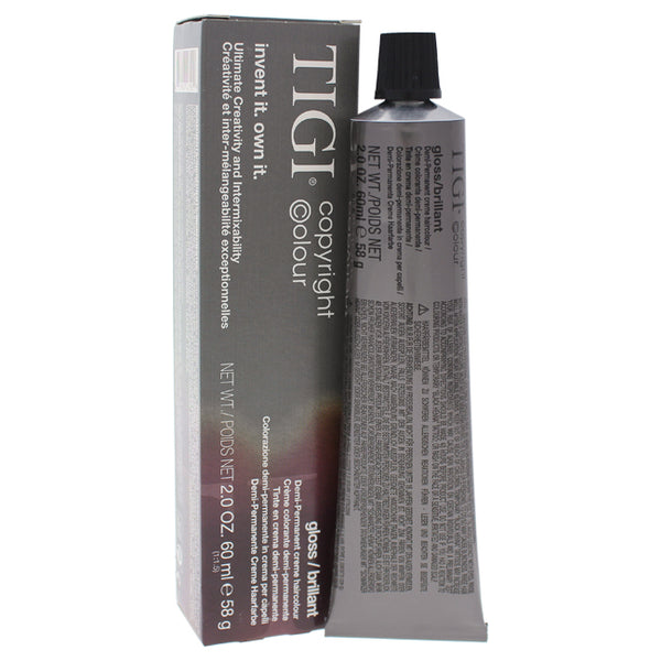 TIGI Colour Gloss Creme Hair Color - # 5/35 Light Golden Mahogany Brown by TIGI for Unisex - 2 oz Hair Color