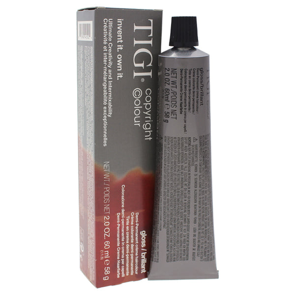 TIGI Colour Gloss Creme Hair Color - # 66/65 Intense Red Mahogany Dark Blonde by TIGI for Unisex - 2 oz Hair Color