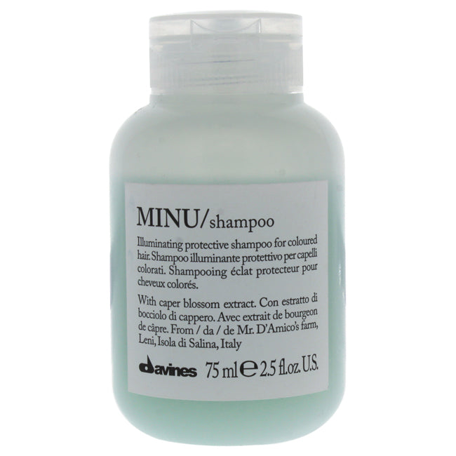 Davines Minu Illuminating Protective Shampoo by Davines for Unisex - 2.5 oz Shampoo