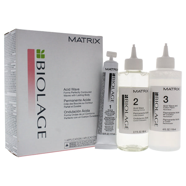 Matrix Biolage Acid Wave Permanent Kit by Matrix for Unisex - 1 Application Hair Perm