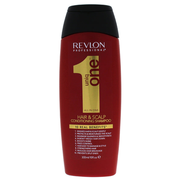 Revlon Uniq One Hair Scalp Conditioning Shampoo by Revlon for Unisex - 10 oz Shampoo